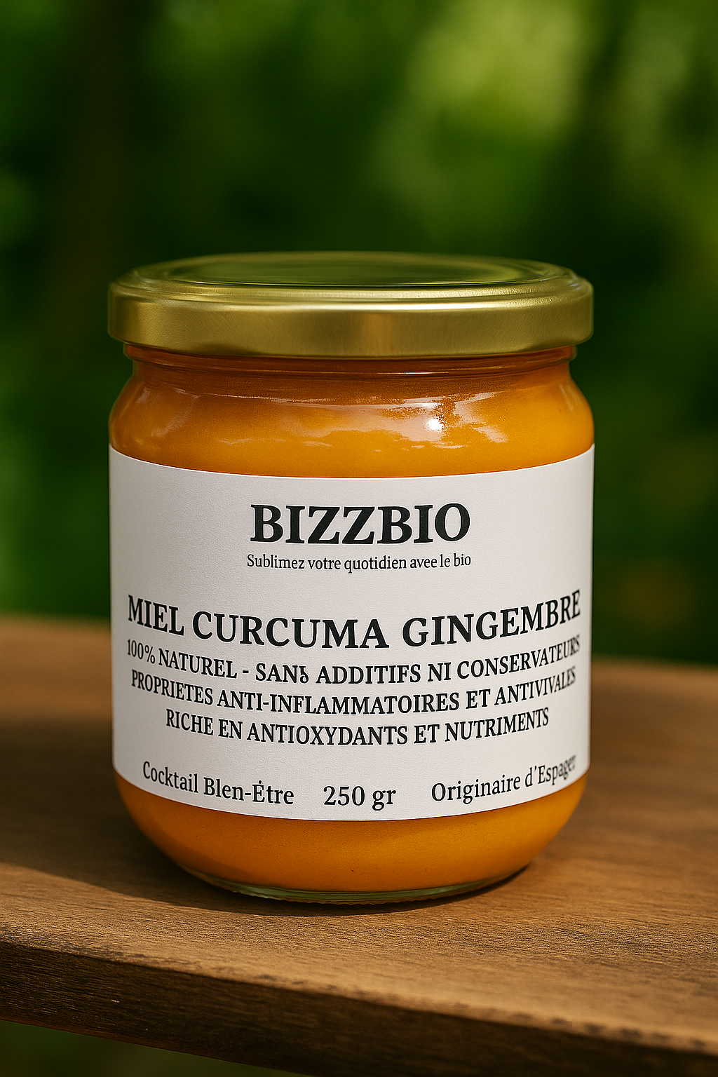 Miel Curcuma Gingembre
