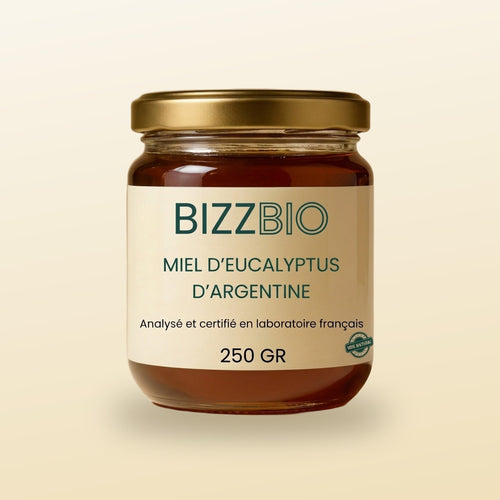 Pot de miel d'eucalyptus d'Argentine 250 g