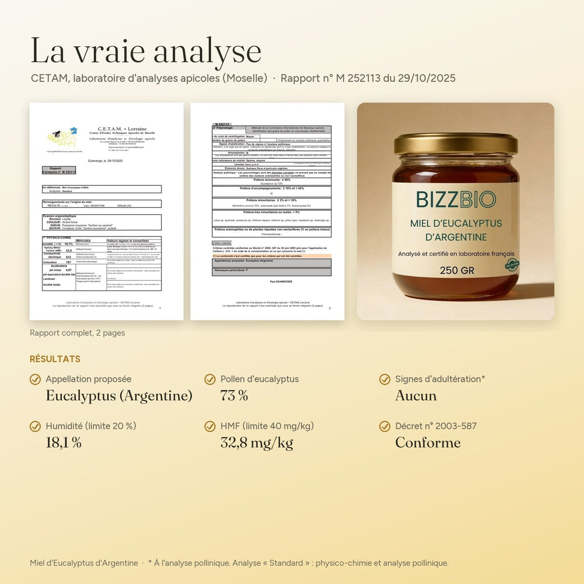 Miel d'Eucalyptus d'Argentine — L'Ambre de la Pampa