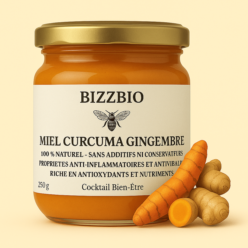 Miel Curcuma Gingembre