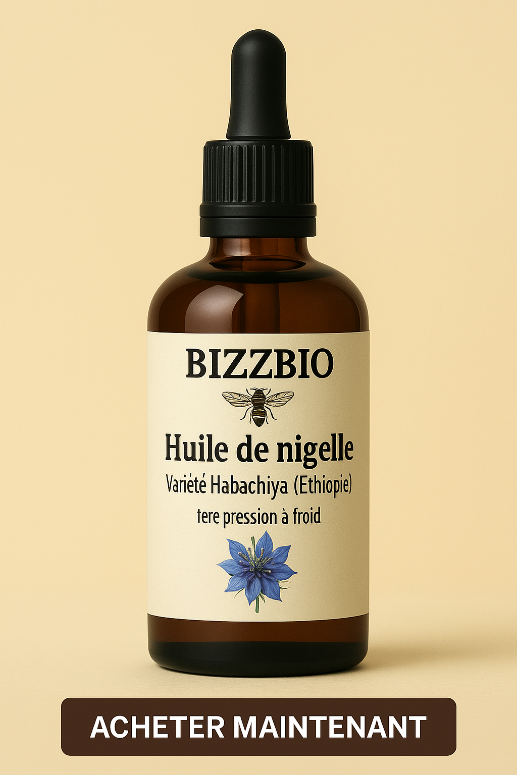 Huile de Nigelle Habachiya d’Éthiopie