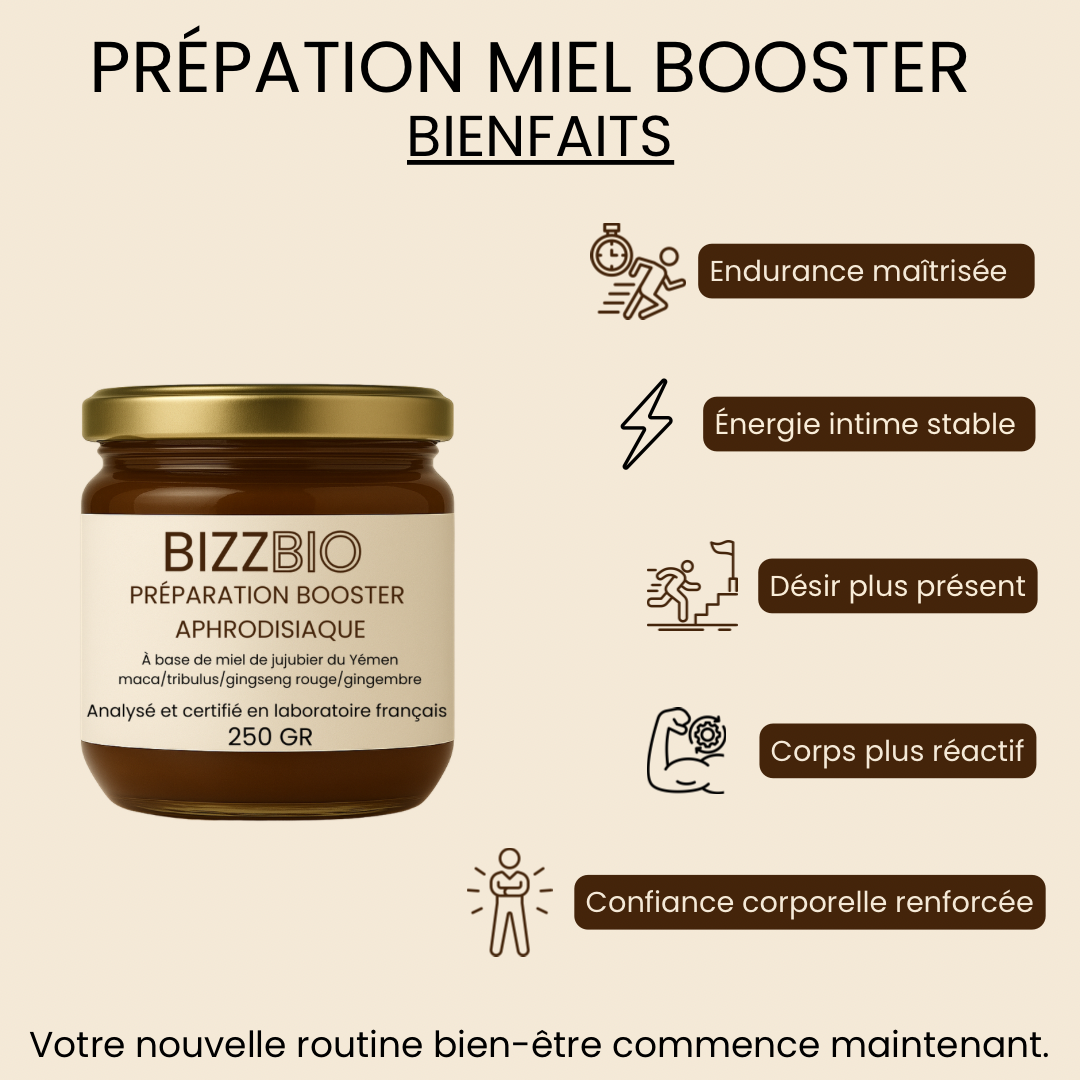 Préparation booster aphrodisiaque ( 250 gr)