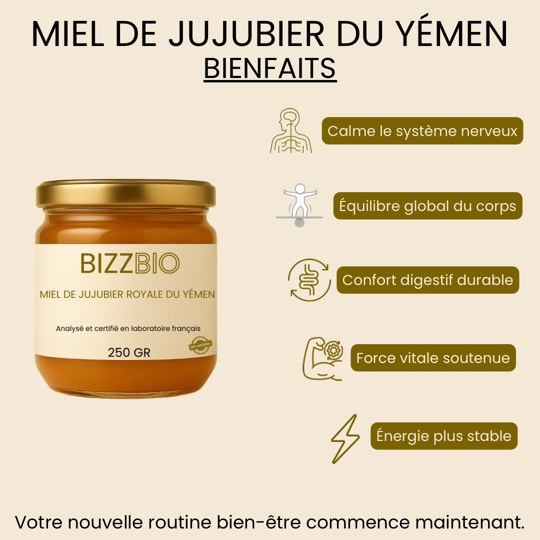Miel de Jujubier du Yémen (250 gr)