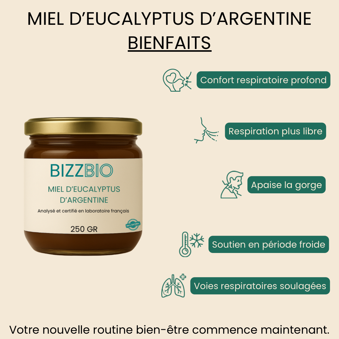 MIEL D'EUCALYPTUS D'ARGENTINE (250 gr)
