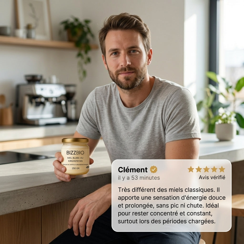 Miel Blanc du Kirghizstan (250 gr)