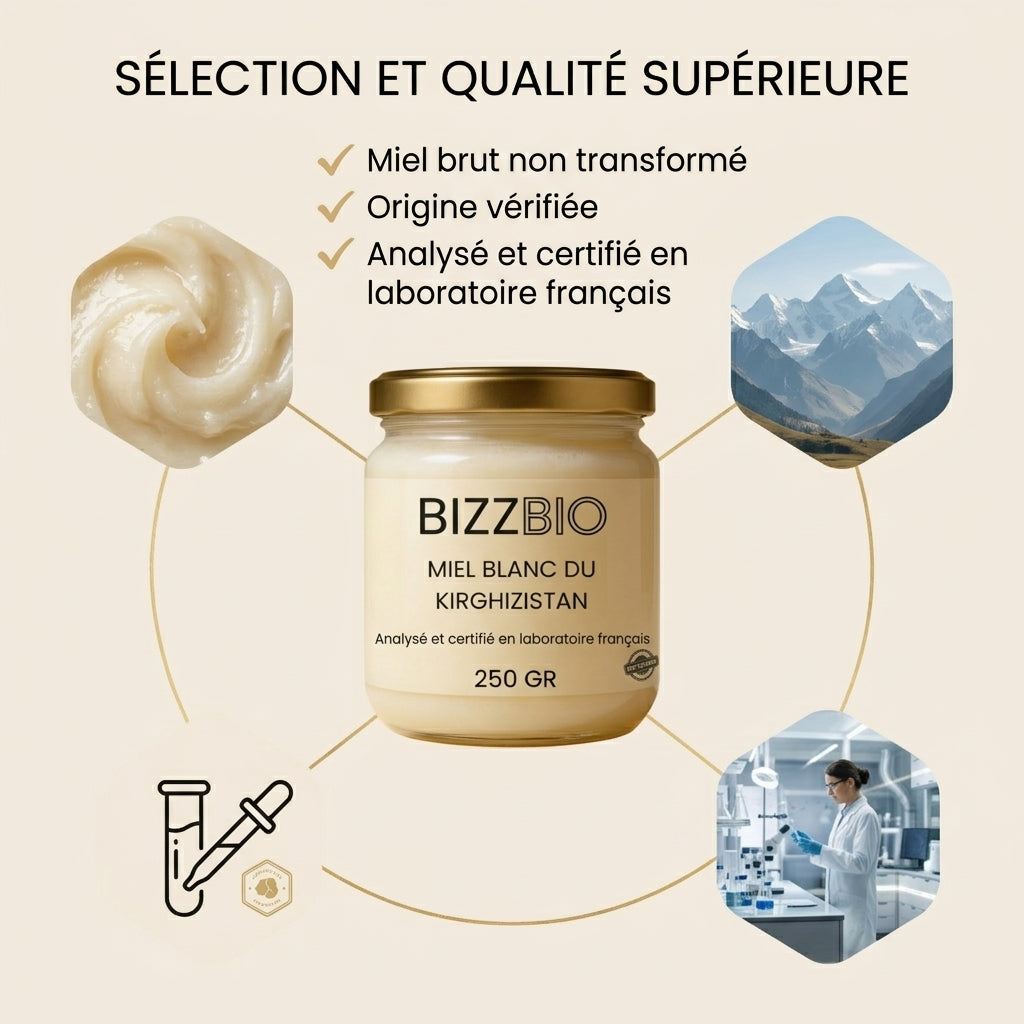 Miel Blanc du Kirghizstan (250 gr)