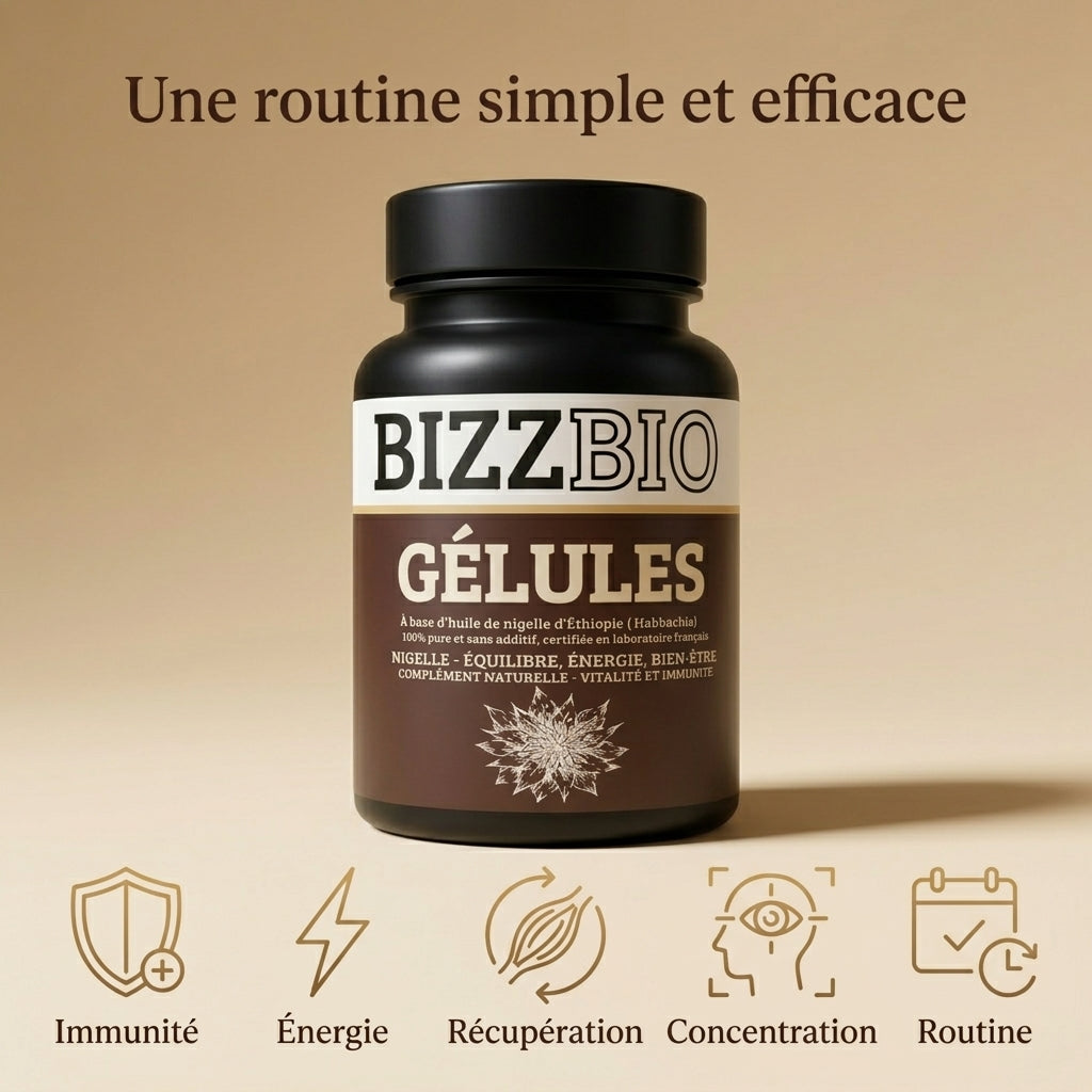 Gélules d'Huile de Nigelle Habachiya — La Graine Noire en Cure (60 gélules)