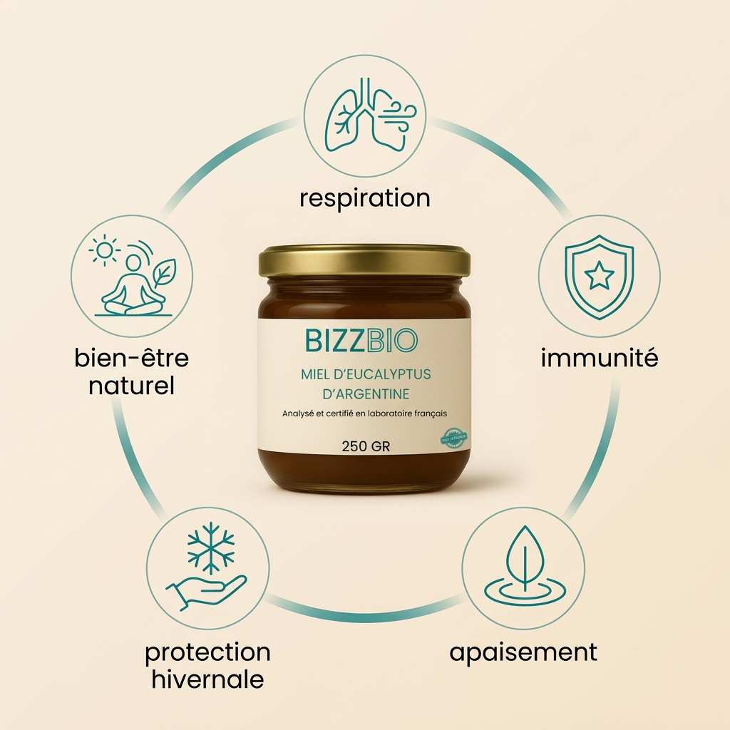 MIEL D'EUCALYPTUS D'ARGENTINE (250 gr)
