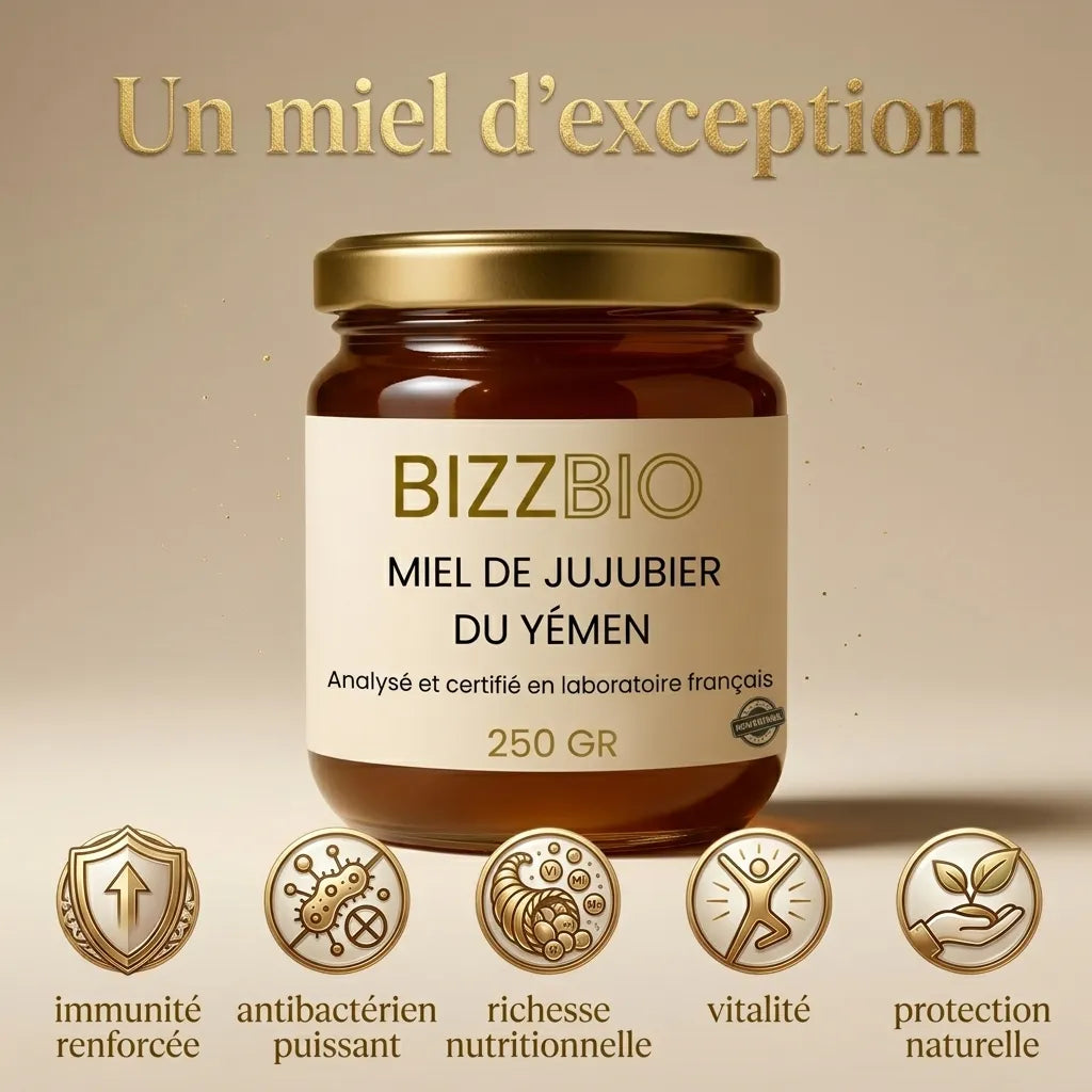 Miel de Jujubier du Yémen — Le Miel des Anciens (250 g)