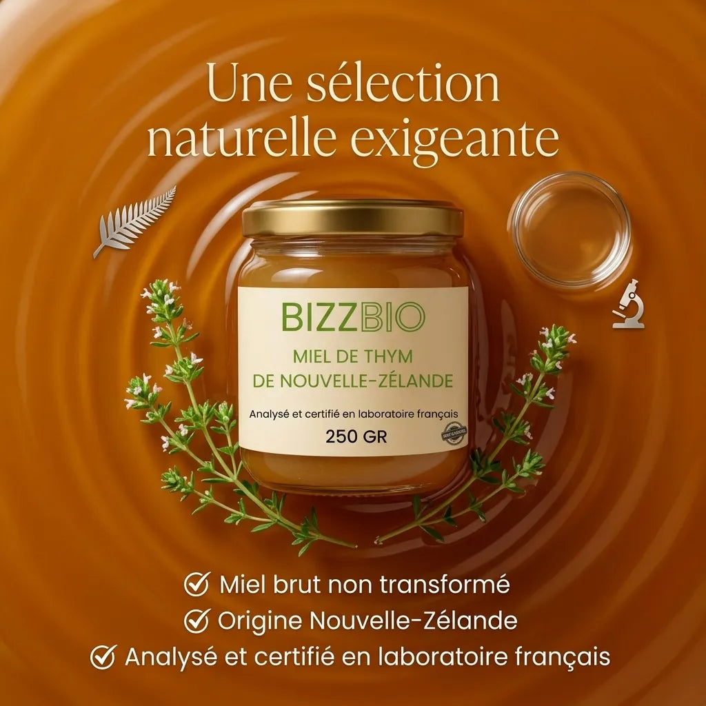 Miel de Thym de Nouvelle-Zélande — Le Caractère des Hauts Plateaux