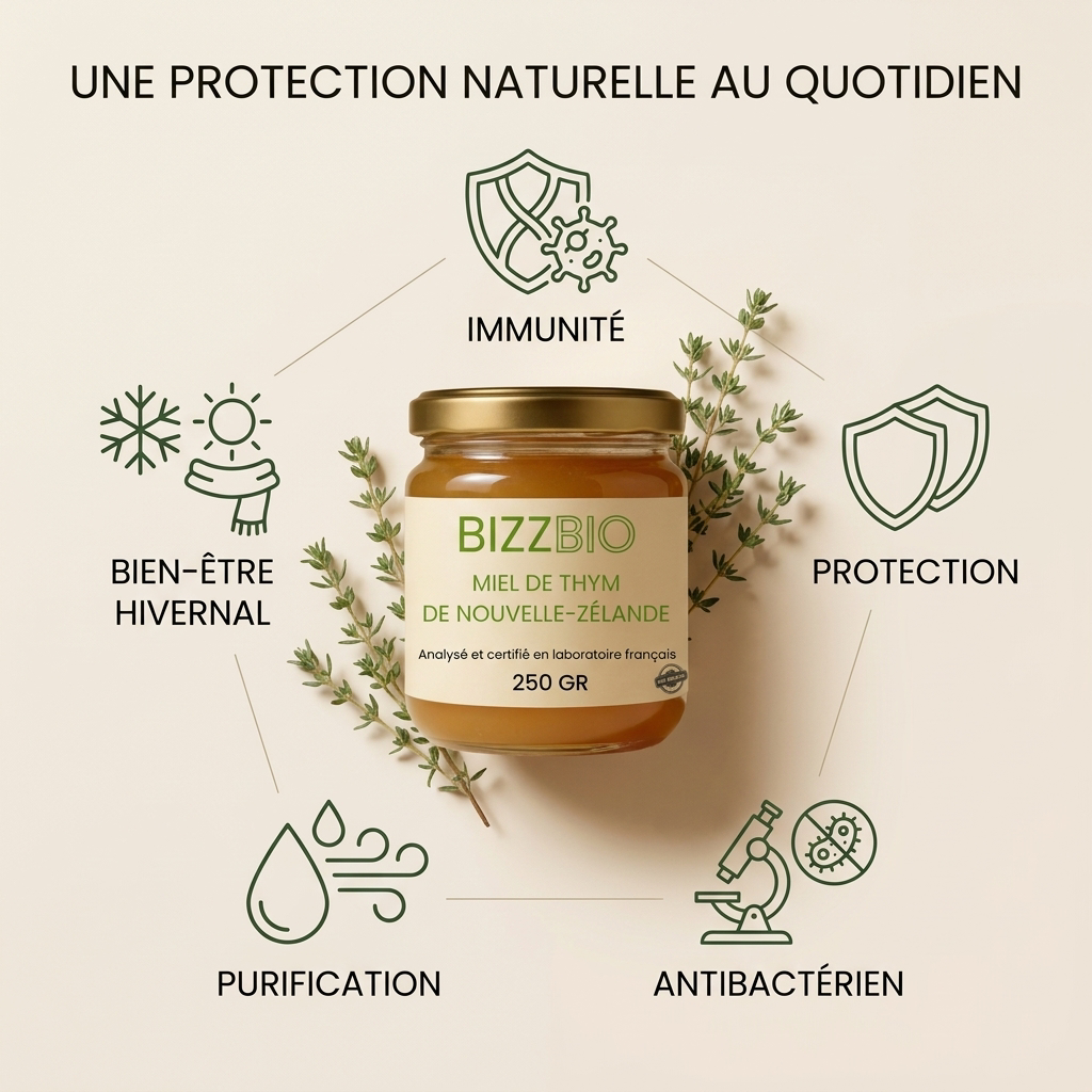 Miel de Thym de Nouvelle-Zélande (250 gr)